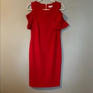 Red Calvin Klein Dress